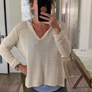open weave sweater